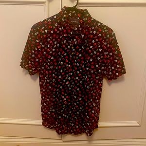 Bonobos floral short sleeve button up